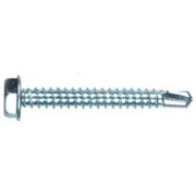 Hillman Sheet Metal Screw, #12-14 x 2 in, Zinc Plated Hex Head 599324